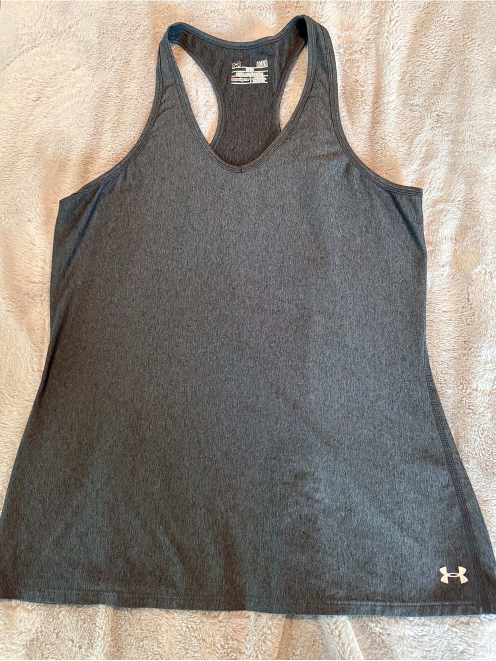 Under Armour Women's Dark Gray Racerback Training Tank
